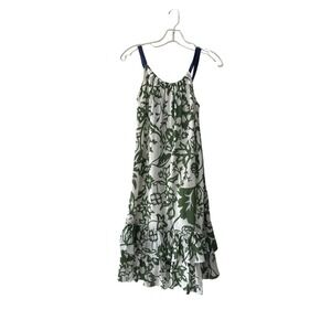 NWT‎ GAP Halter Floral Print Midi Dress Size S Ruffle Resort Boho